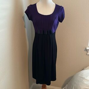 Purple/black dress